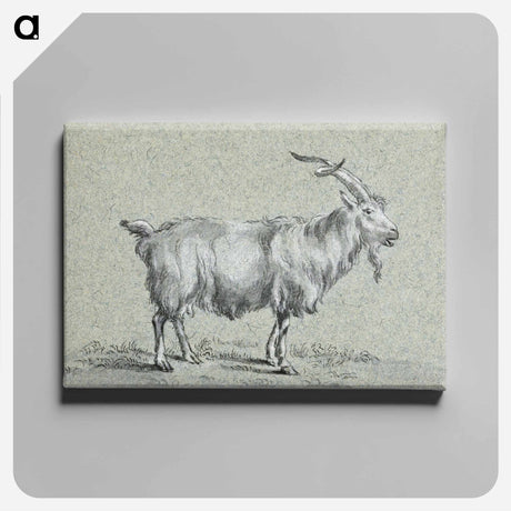 アートパネル-Standing goat - ジャン ベルナール Canvas.