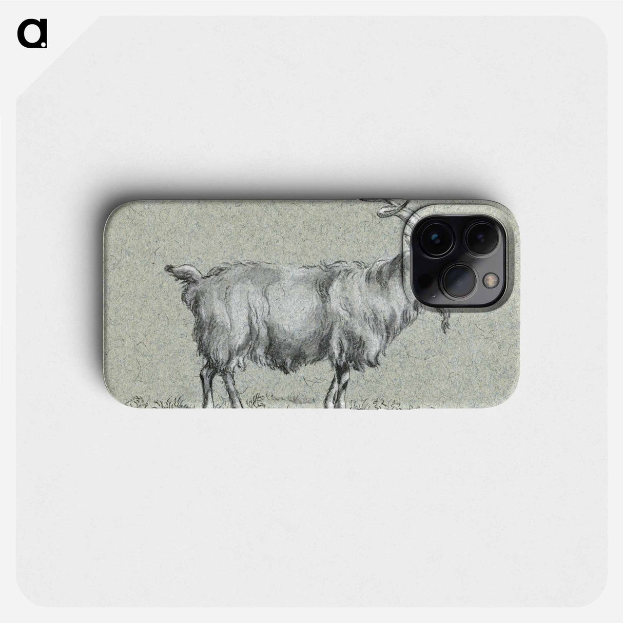 Standing goat - Jean Bernard Phone Case.