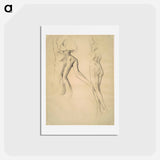 アートポストカード-Dancing Figures - ジョン シンガー サージェント Postcard.