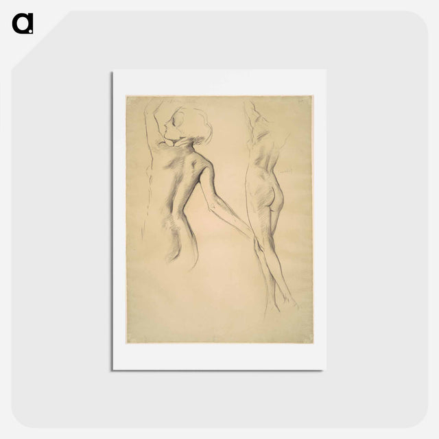 アートポストカード-Dancing Figures - ジョン シンガー サージェント Postcard.