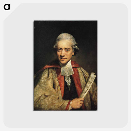 アートポストカード-Charles Burney - ジョシュア レノルズ Postcard.