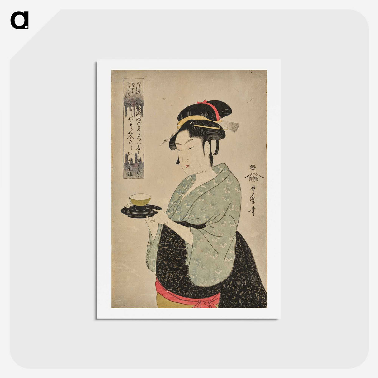 2-45_Kitagawa-Utamaro_hagaki