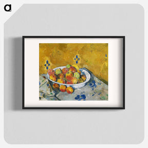 アートポスター-The Plate of Apples - ポール セザンヌ Poster.