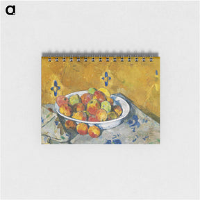 アートメモ帳-The Plate of Apples - ポール セザンヌ Memo.