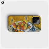 The Plate of Apples - Paul Cezanne Phone Case.