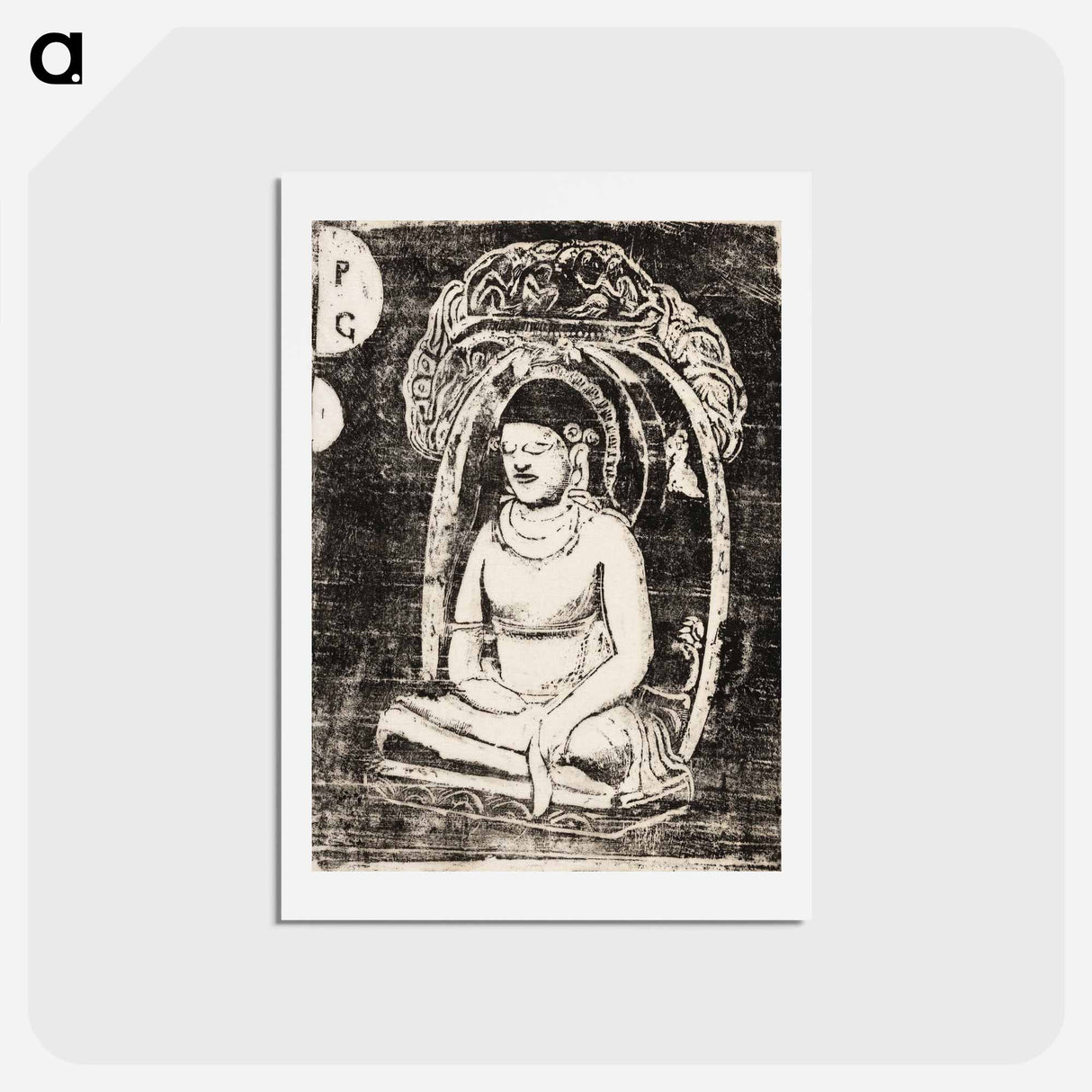 アートポストカード-Buddha - ポール ゴーギャン Postcard.
