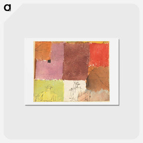 アートポストカード-Composition with Figures
 - パウル クレー Postcard.