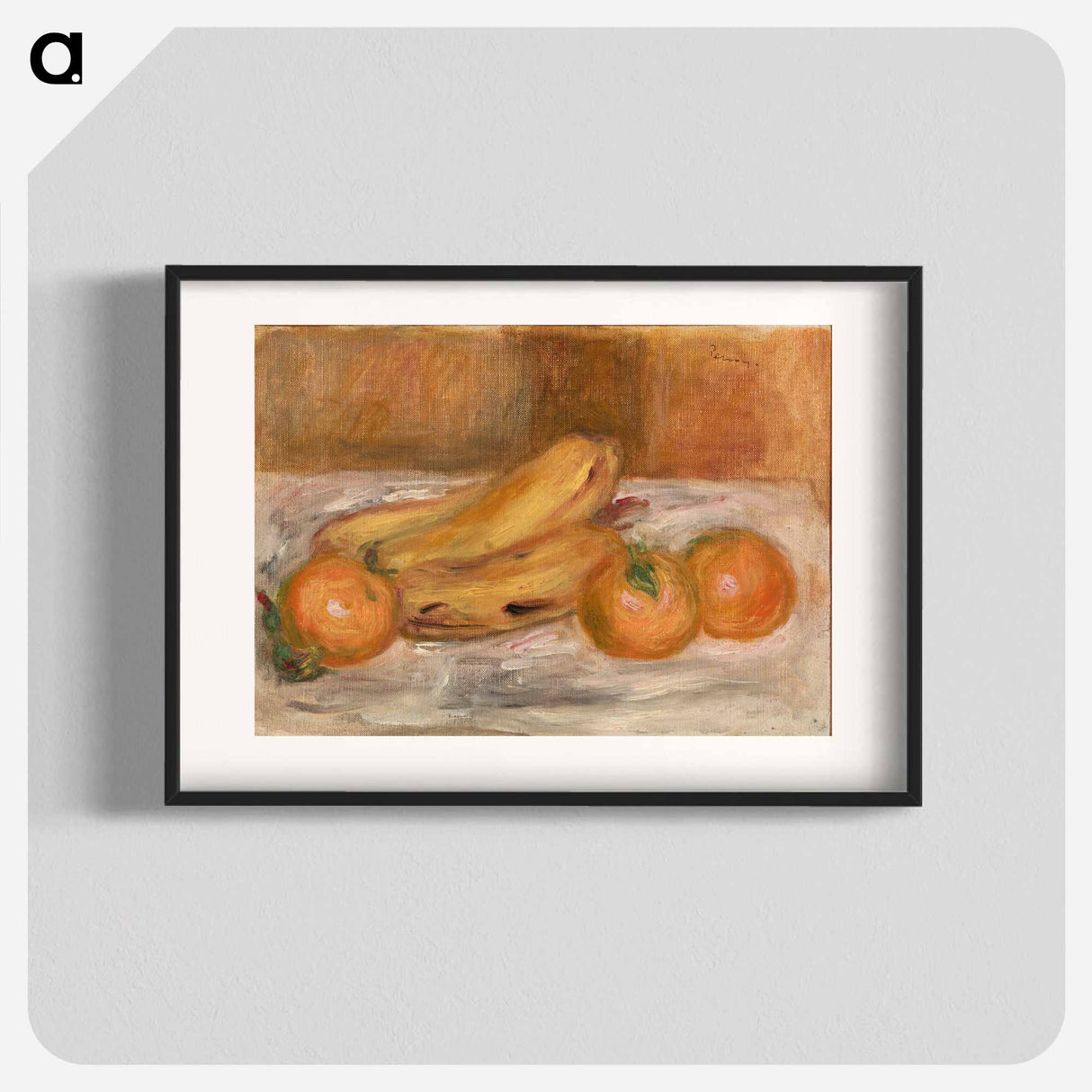 Oranges and Bananas - Pierre-Auguste Renoir Poster.