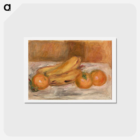 アートポストカード-Oranges and Bananas - ピエール オーギュスト ルノワール Postcard.