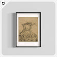 アートポスター-Rembrandt with a Plumed Hat - レンブラント ファン レイン Poster.