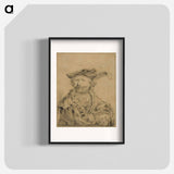 アートポスター-Rembrandt with a Plumed Hat - レンブラント ファン レイン Poster.