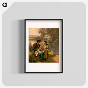 アートポスター-Woman with Child and Two Children
 - セントルイス美術館 Poster.
