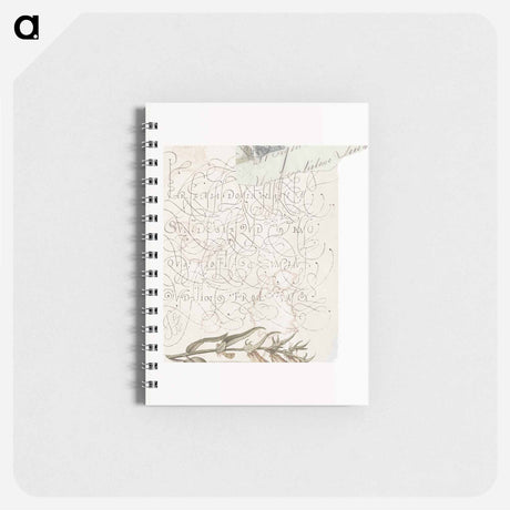 アートメモ帳-Ephemera Collage
 - 書道のお手本 Memo.
