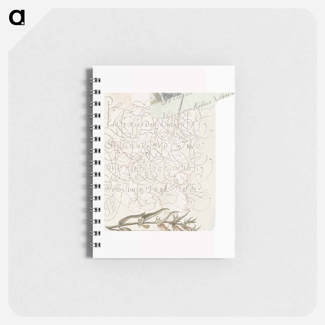 アートメモ帳-Ephemera Collage
 - 書道のお手本 Memo.