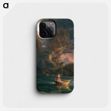 The Voyage of Life: Manhood (detail) - トーマス コール Phone Case.