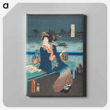 Ryogoku yūkeshiki
 - 歌川 国貞 Canvas.