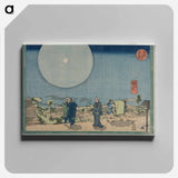 New Yoshiwara (Shin Yoshiwara) - 歌川 国芳 Canvas.