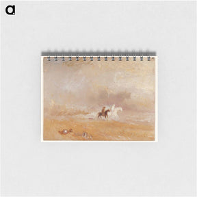 アートメモ帳-Riders on a Beach - ウィリアム ターナー Memo.