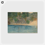 アートポストカード-Blue Spring, Florida - ウィンスロー ホーマー Postcard.