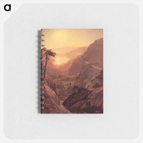 アートメモ帳-View of Donner Lake, California - アルバート ビアスタット Memo.