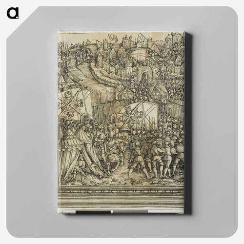 The Campaign in Hungary - アルブレヒト デューラー Canvas.