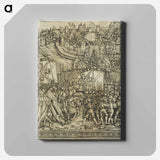 The Campaign in Hungary - アルブレヒト デューラー Canvas.