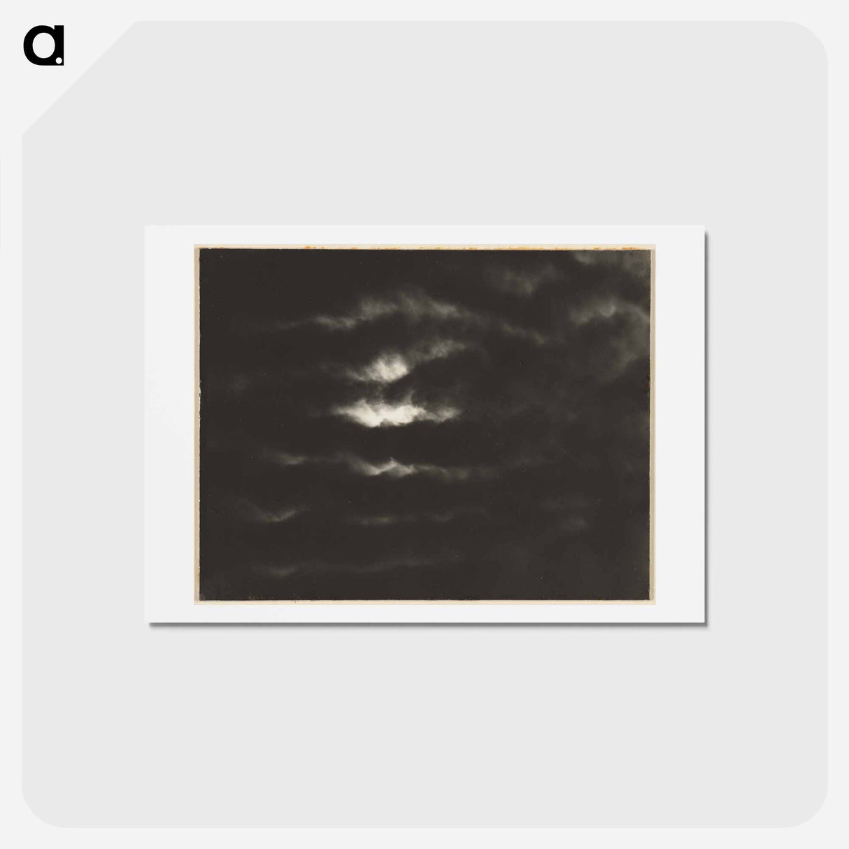 アートポストカード-Equivalent, Set C2 No. 5 - アルフレッド スティーグリッツ Postcard.