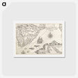 アートポストカード-Kaartje van Kaap de Goede Hoop - アンティーク地図 Postcard.