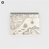 Kaartje van Kaap de Goede Hoop - アンティーク地図 Memo.