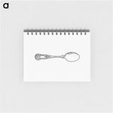 アートメモ帳-Silver Spoon from Half Hours of English History
 - 大英図書館 Memo.