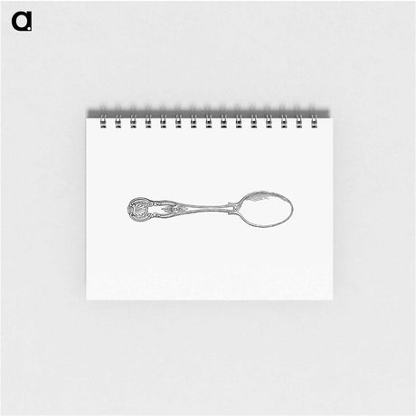 アートメモ帳-Silver Spoon from Half Hours of English History
 - 大英図書館 Memo.