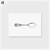 アートポストカード-Silver Spoon from Half Hours of English History
 - 大英図書館 Postcard.