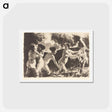 アートポストカード-Bathers Wrestling - カミーユ ピサロ Postcard.