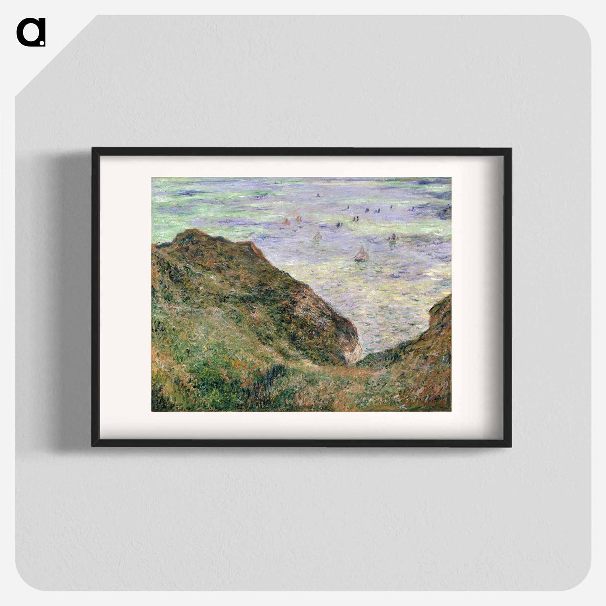 View Over the Sea - Claude Monet Poster.