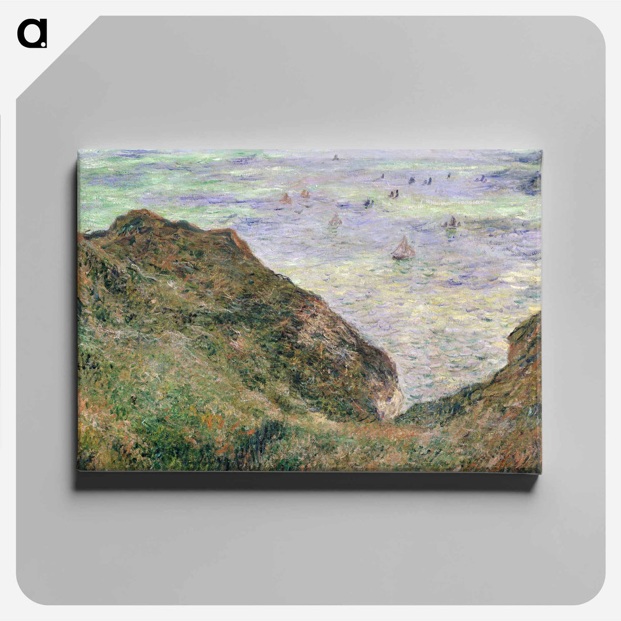 View Over the Sea - Claude Monet Canvas.