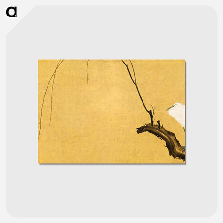 アートポストカード-Heron on Willow Branch
 - クリーブランド美術館 Postcard.