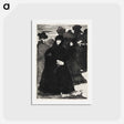 アートポストカード-At the Prado II - エドゥアール マネ Postcard.