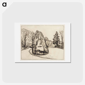 アートポストカード-The Garden - エドヴァルド ムンク Postcard.