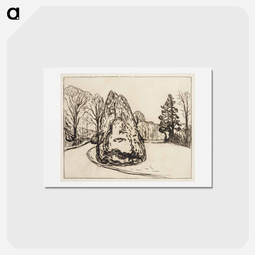 The Garden - エドヴァルド ムンク Postcard.