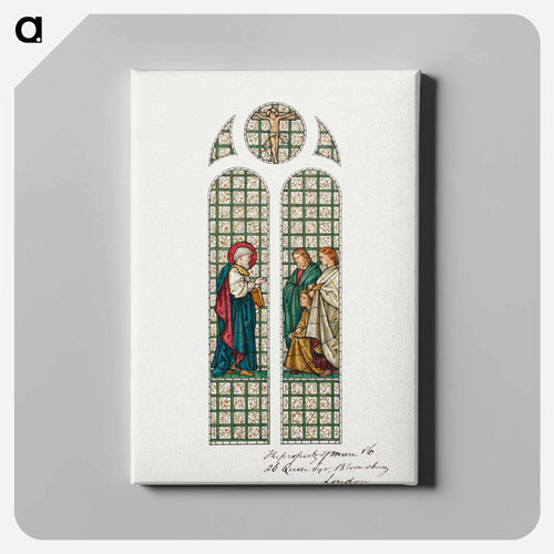 Design for Stained Glass Window, St. Paul's Church, Boston, MA - エドワード バーン ジョーンズ Canvas.
