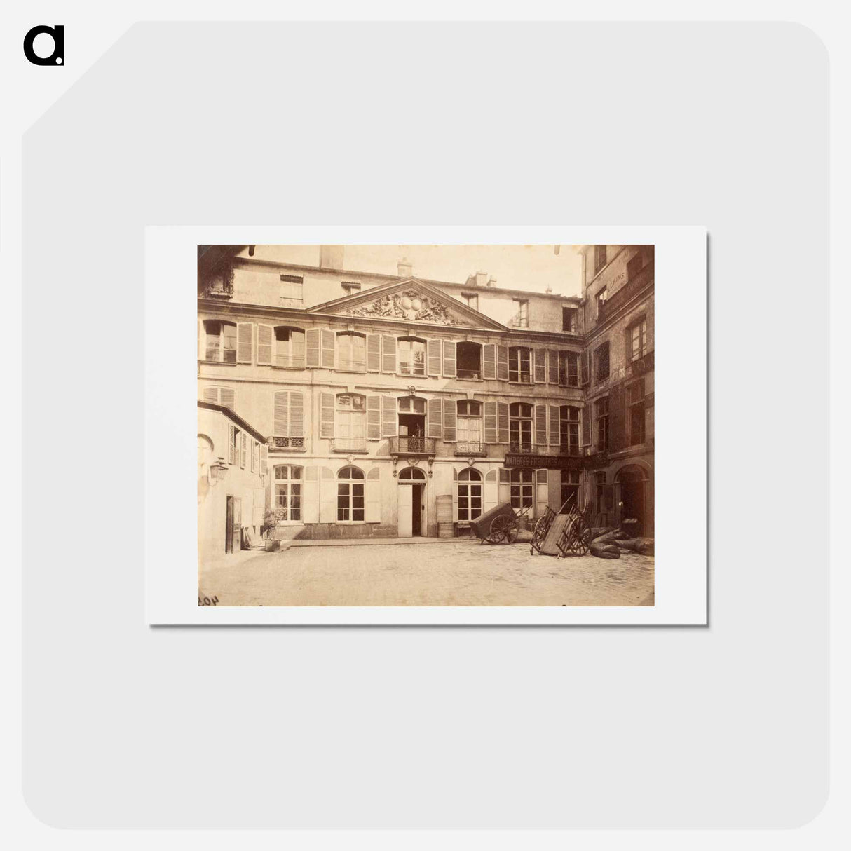 アートポストカード-Rue De Montmorency
 - ウジェーヌ アジェ Postcard.