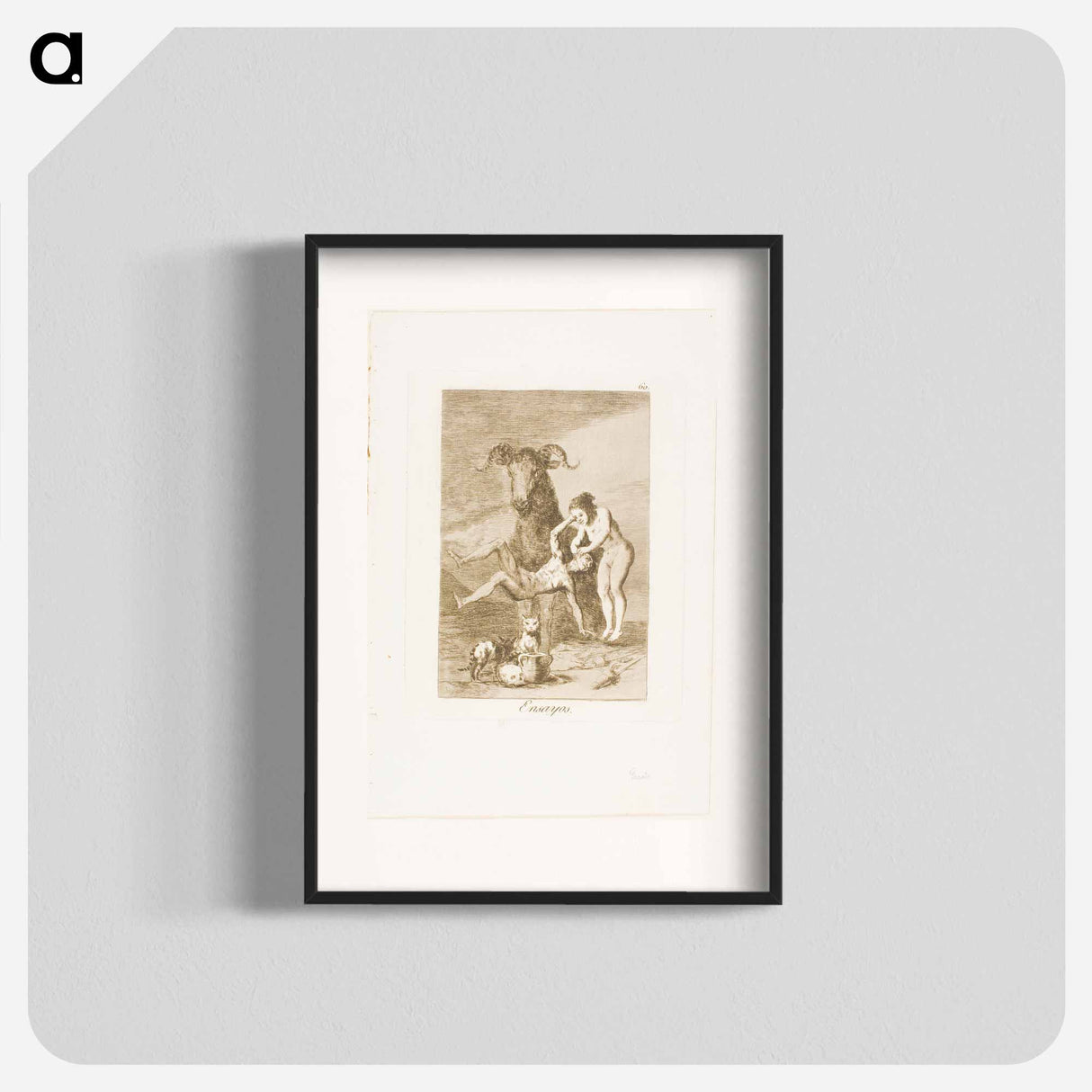 Trials - Francisco de Goya Poster.