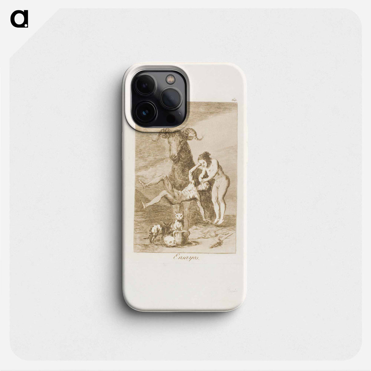 Trials - Francisco de Goya Phone Case.