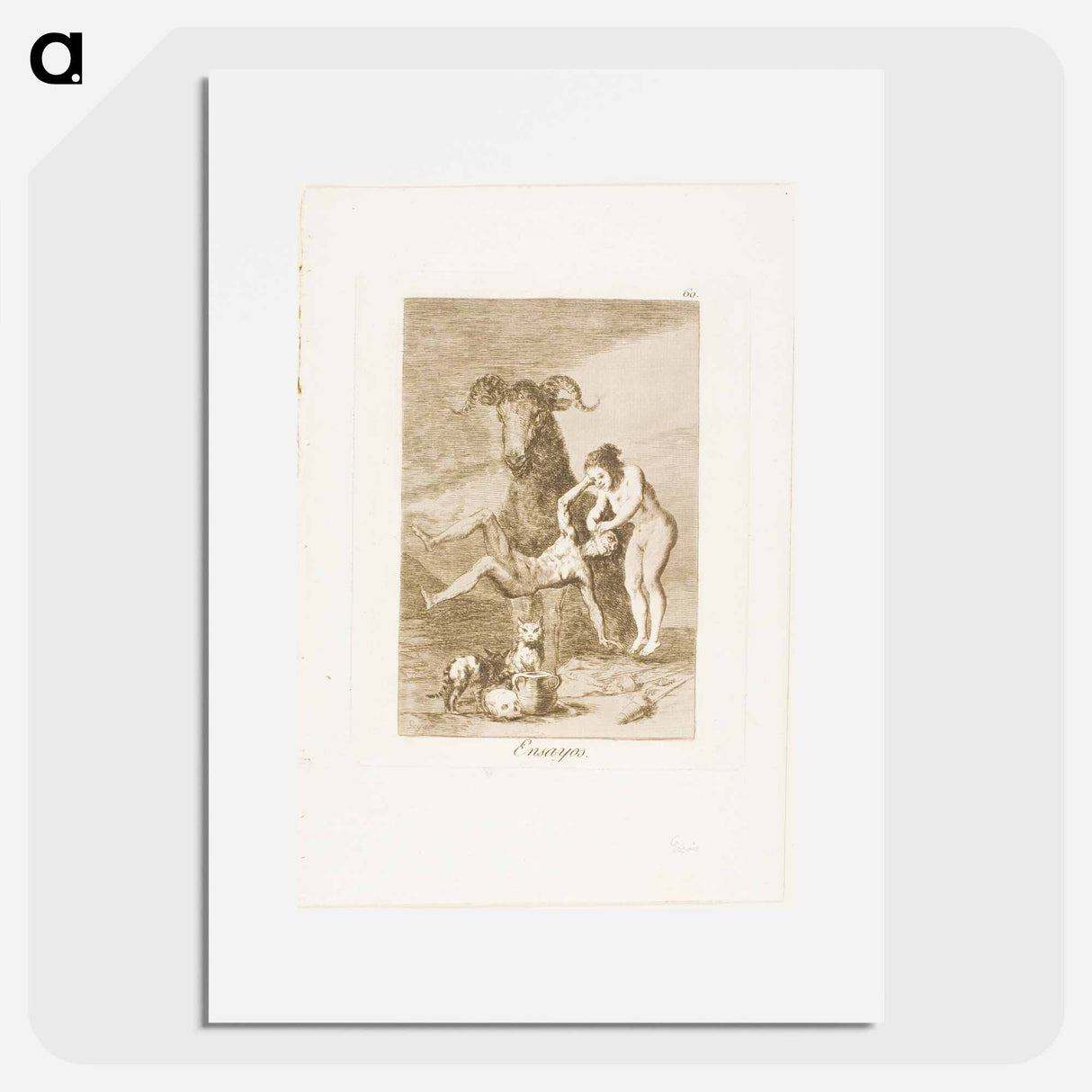 Trials - Francisco de Goya Poster.