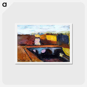 アートポストカード-View of the Seine, the Pont Saint Michel - アンリ マティス Postcard.