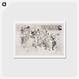 アートポストカード-Une redoute au Moulin Rouge - アンリ ド トゥールーズ ロートレック Postcard.