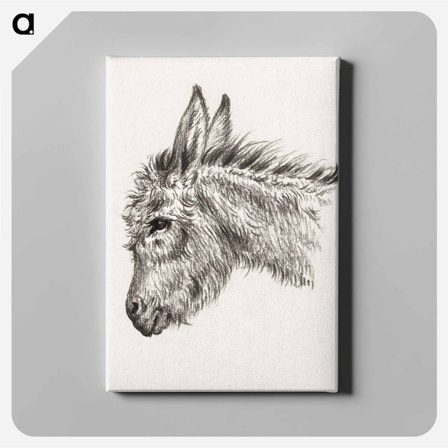アートパネル-Head of a donkey - ジャン ベルナール Canvas.
