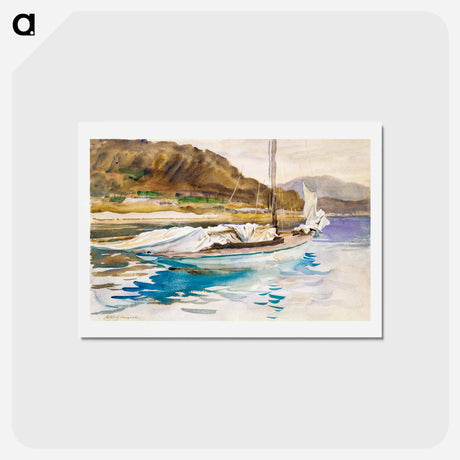 アートポストカード-Idle Sails - ジョン シンガー サージェント Postcard.