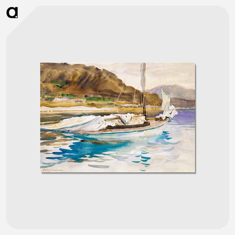 アートポストカード-Idle Sails - ジョン シンガー サージェント Postcard.