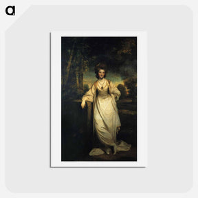 アートポストカード-Lady Elizabeth Compton - ジョシュア レノルズ Postcard.